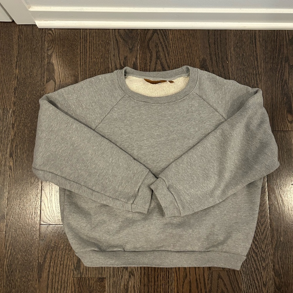 Jamie Haller The Daily Sweatshirt in Heather Grey Sweatshirt Size Small